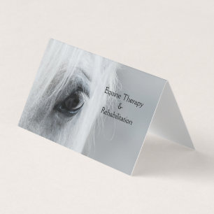 Platinum Equine Custom Folded Business Cards