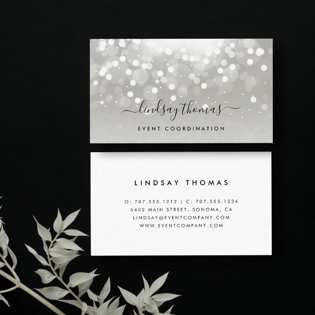 Platinum Glow Business Card (Creator Uploaded)