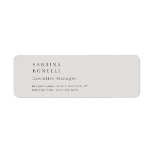 Platinum grey minimalist modern