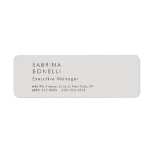 Platinum grey minimalist modern