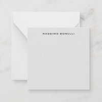 Platinum Grey Minimalist Plain Legible Modern