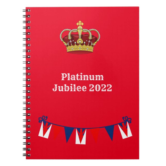 Platinum Jubilee 2022 Celebration Notebook (Front)