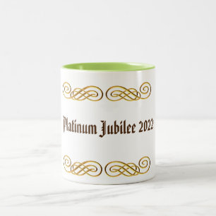 Platinum Jubilee 2022 Gold Two-Tone Coffee Mug