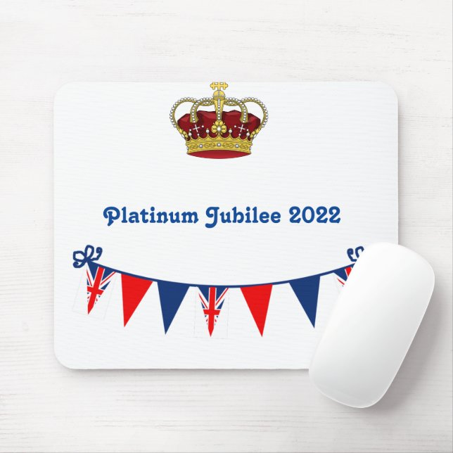Platinum Jubilee 2022 Mouse Mat (With Mouse)