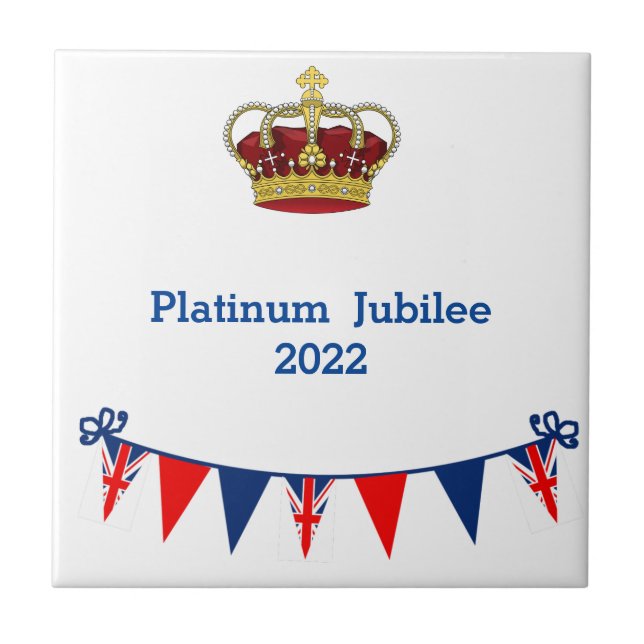 Platinum Jubilee 2022 Tile (Front)
