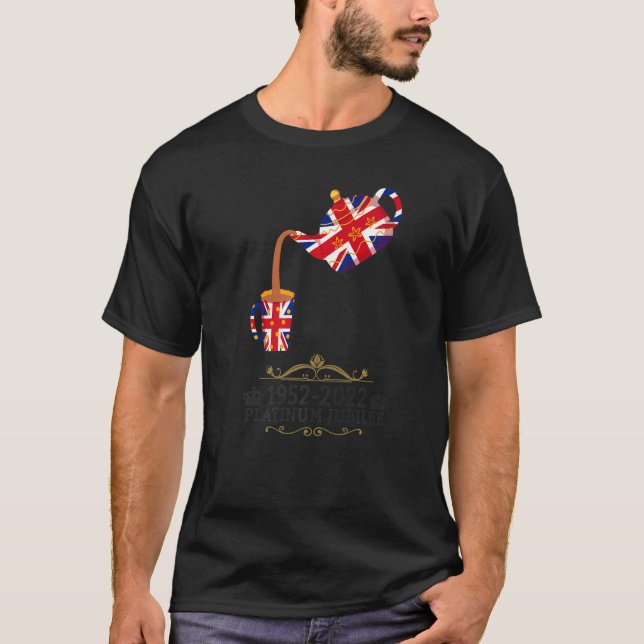 Platinum Jubilee 2022 Union Jack For Kids & Jubile T-Shirt (Front)