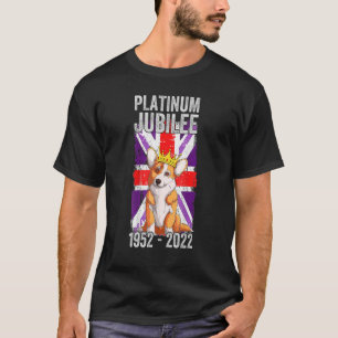 Platinum Jubilee Cute Corgi 1952 2022 T-Shirt