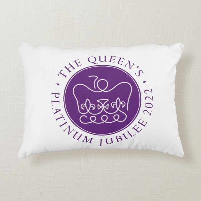 Platinum Jubilee Decorative Cushion (Front)
