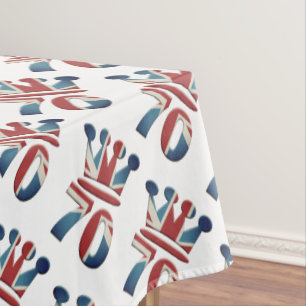 Platinum Jubilee Queen Elizabeth 70 years Tableclo Tablecloth