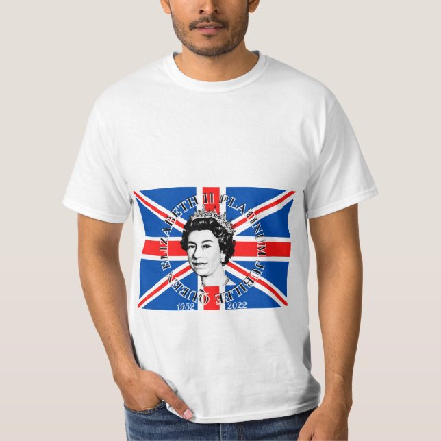 Platinum Jubilee - Queen Elizabeth II - T-shirt (Front)