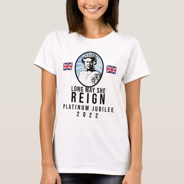 PLATINUM JUBILEE QUEEN ELIZABETH II T-Shirt (Front)