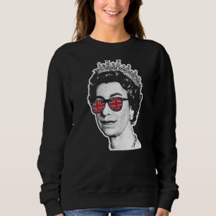 Platinum Jubilee Queen & Union Jack Shades Queen's Sweatshirt