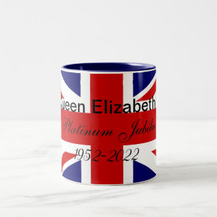 Platinum Jubilee. Two-Tone Coffee Mug