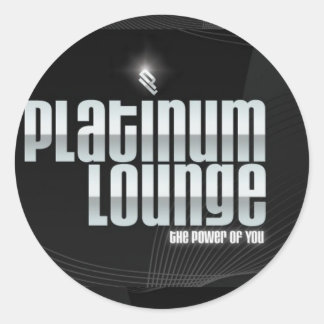 Platinum Lounge Sticker (black)