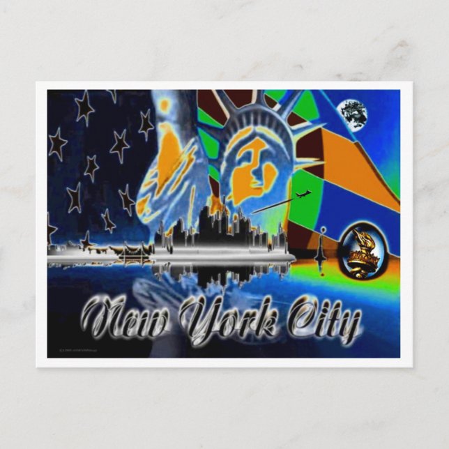 "PLATINUM NIGHTS" POSTCARD (Front)