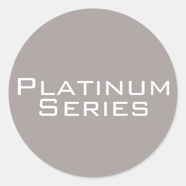 Platinum Series Sticker (Front)