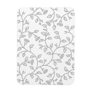 Platinum, Snow Drift, Star Dust decorative Design. Magnet