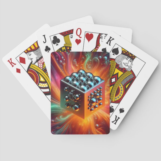 Platinum Sphere Playing Cards (Back)