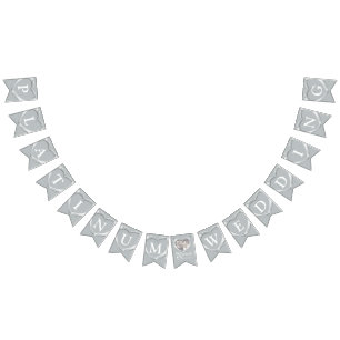 Platinum wedding anniversary 70th photo bunting bunting