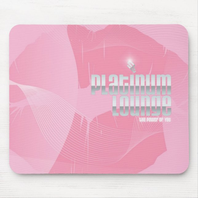 PlatinumLounge Pink Mouse Pad! Mat (Front)