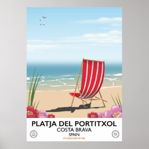 Platja del Portitxol, Costa Brava, Spain Poster