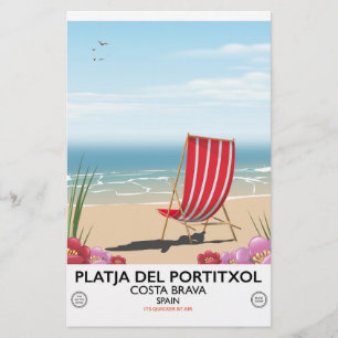 Platja del Portitxol, Costa Brava, Spain Stationery