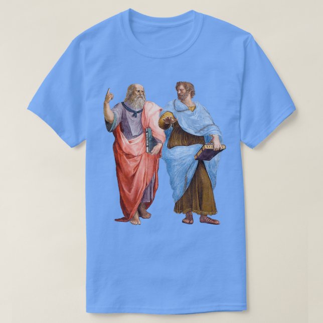 Plato and Aristotle 2 T-Shirt (Design Front)