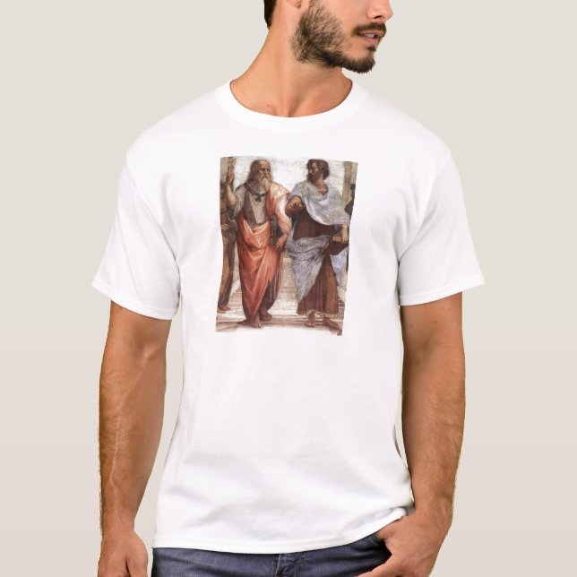 Plato and Aristotle T-Shirt (Front)