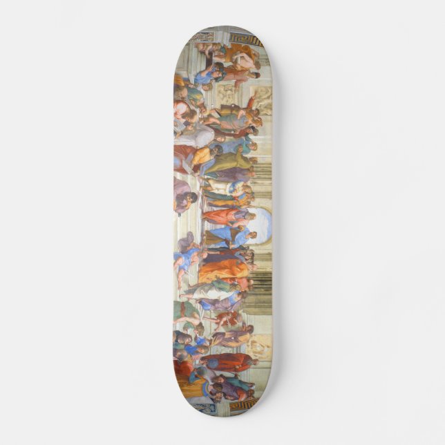 Plato & Aristotle Skateboard (Front)