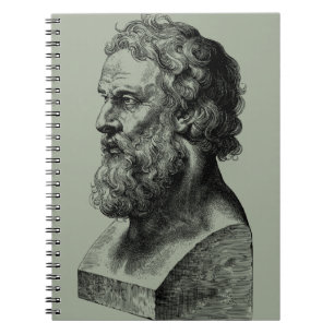 Plato Bust plato, philosophy Illustration Notebook