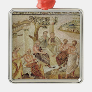 Plato Conversing with his Pupils Metal Tree Decoration