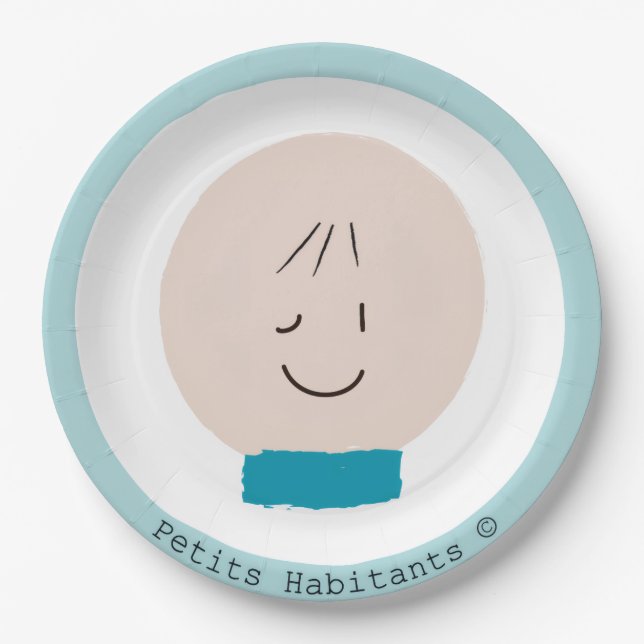 Plato de cartón paper plate (Front)