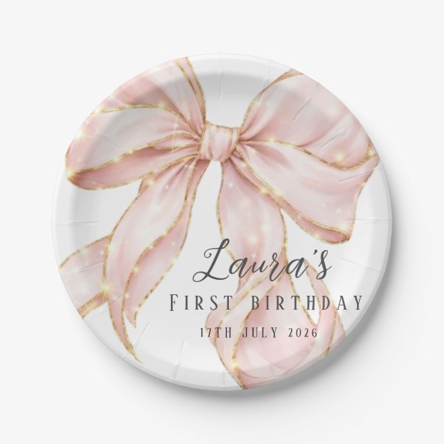 Plato de papel paper plate (Front)