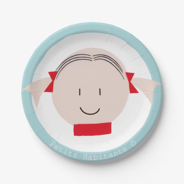 plato de papel paper plate (Front)