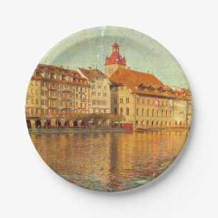 Plato De Papel Polaroids from Lucerne Paper Plate