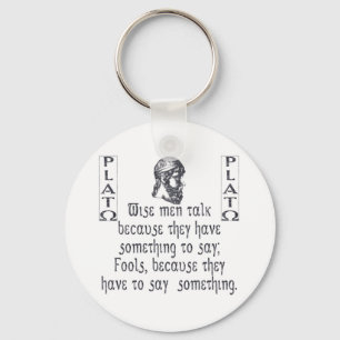 Plato Key Ring