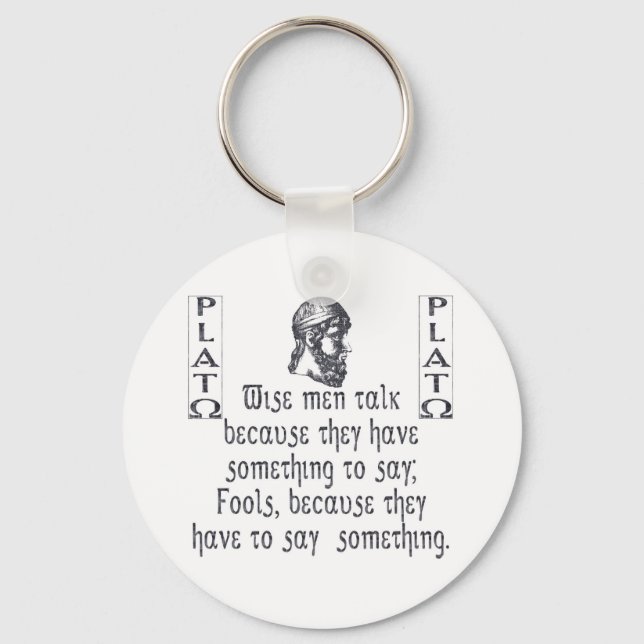 Plato Key Ring (Front)