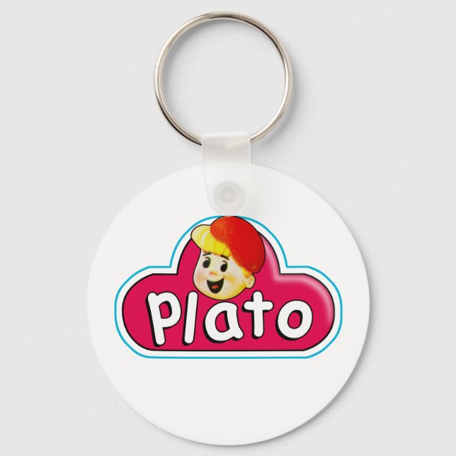 Plato Keychain (Front)