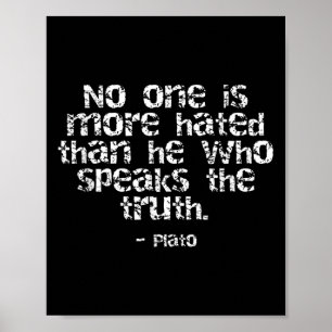 Plato Philosophy Quote Poster