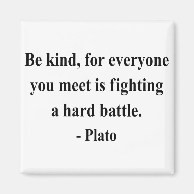 Plato Quote 1a Magnet (Front)
