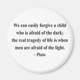 Plato Quote 5a Magnet