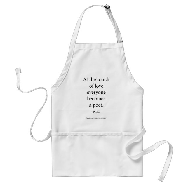 Plato Quote; The Touch Of Love Standard Apron (Front)