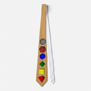Platonic solids tie