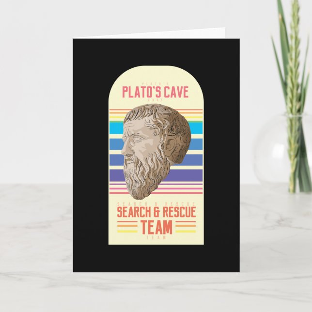 Plato's Cave Modern Card (Front)