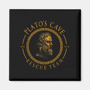 Platos Cave Rescue Team Ancient Greek Philosophy P Magnet