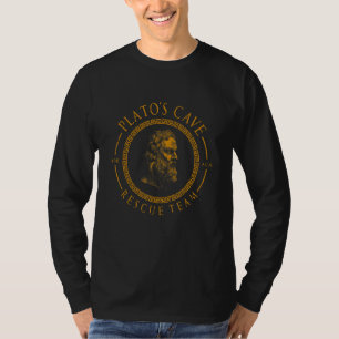 Platos Cave Rescue Team Ancient Greek Philosophy P T-Shirt