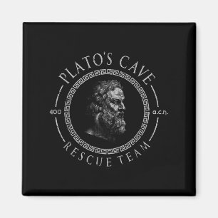 Platos Cave Rescue Team Ancient Greek Plato Philos Magnet