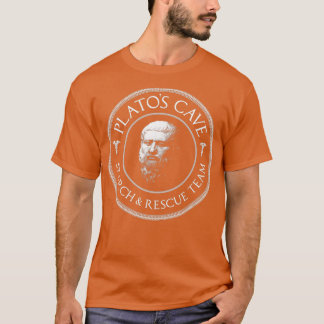 Platos Cave Rescue Team Philosophy Gift  T-Shirt
