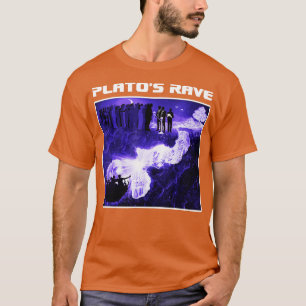 Platos Rave  Cave Allegory  Funny Raver Philosophe T-Shirt