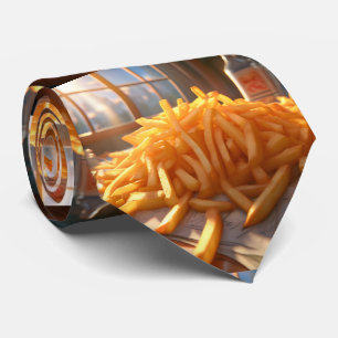 Platter of French Fries Neck Tie - Funny Tie